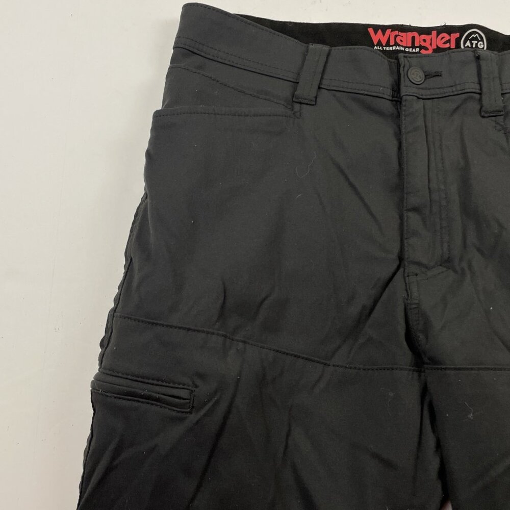 Wrangler All Terrain Gear Hiking Pants Mens 34x32 Black Nylon Stretch ATG - Picture 8 of 9